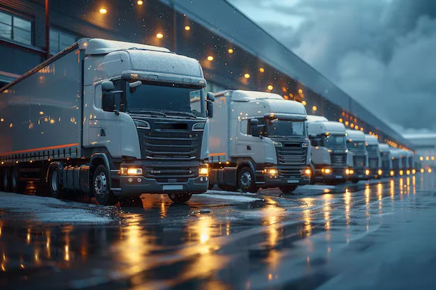 Грузовик логистической компании Tarnix Trade